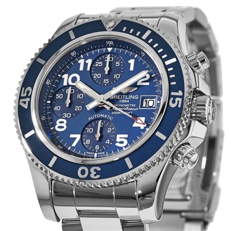 breitling a13311d1 c936-161a blue dial|a13311d1/c936/161a Breitling SuperOcean Chronograph 42 Mens .